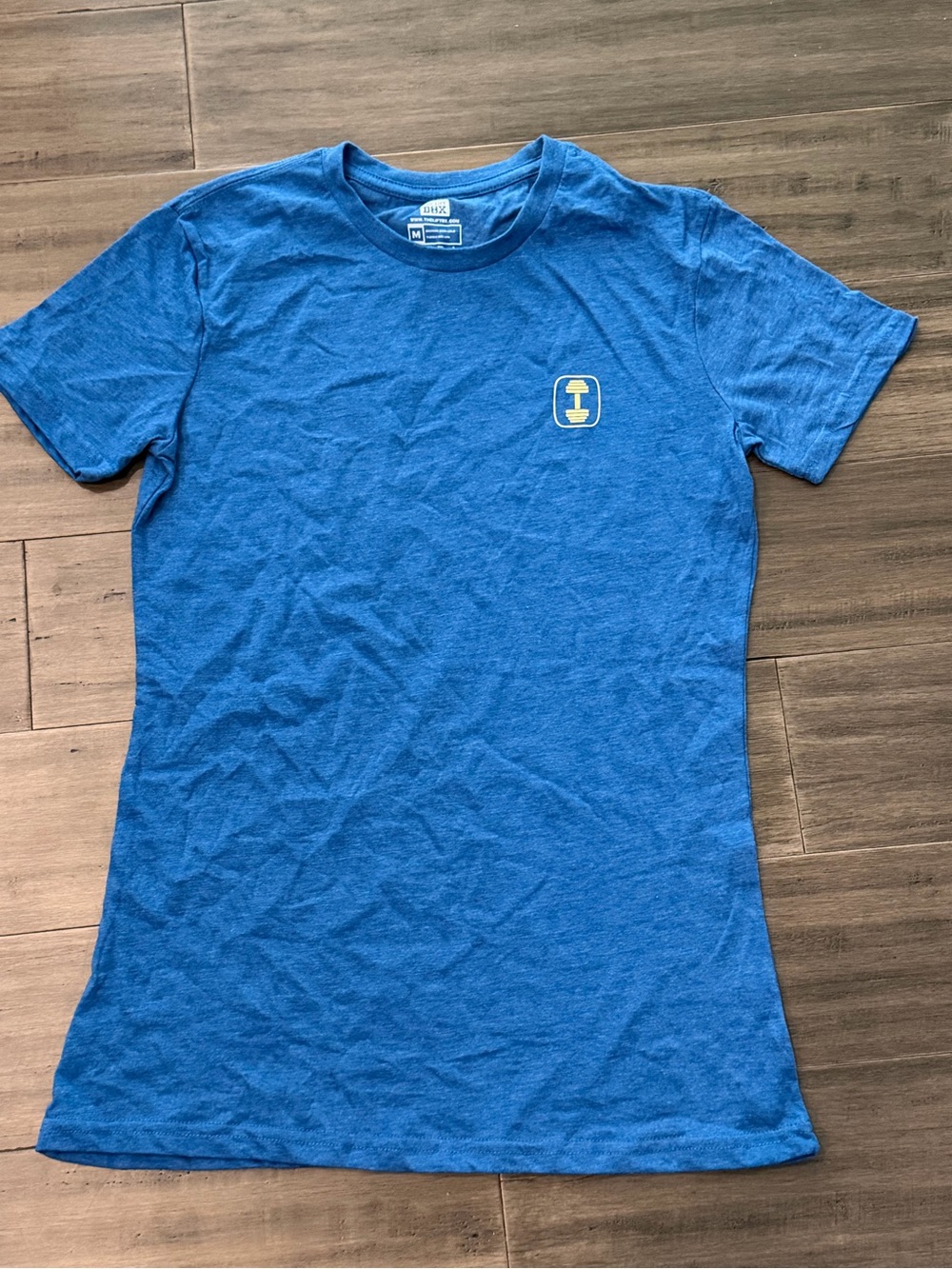Lift Box Blue Graphic Crewneck T-Shirt